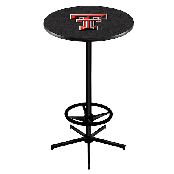 42" Black Texas Tech Pub Table